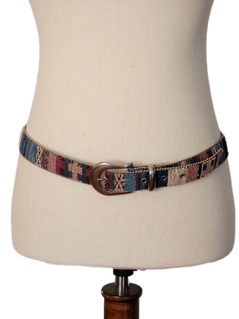 Tapestry Belt Elite Fresno California Vintage Boho Circa 1980'/90s Sz Large